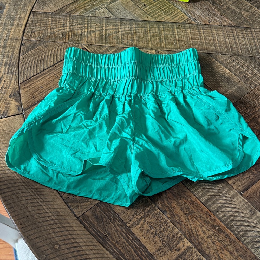 Free People Movement Women's Teal Shorts